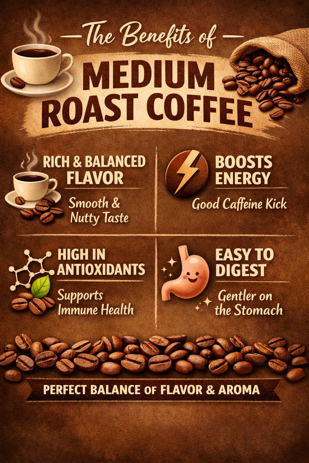 Medium Roast Coffee - Is it the Sweet Spot?