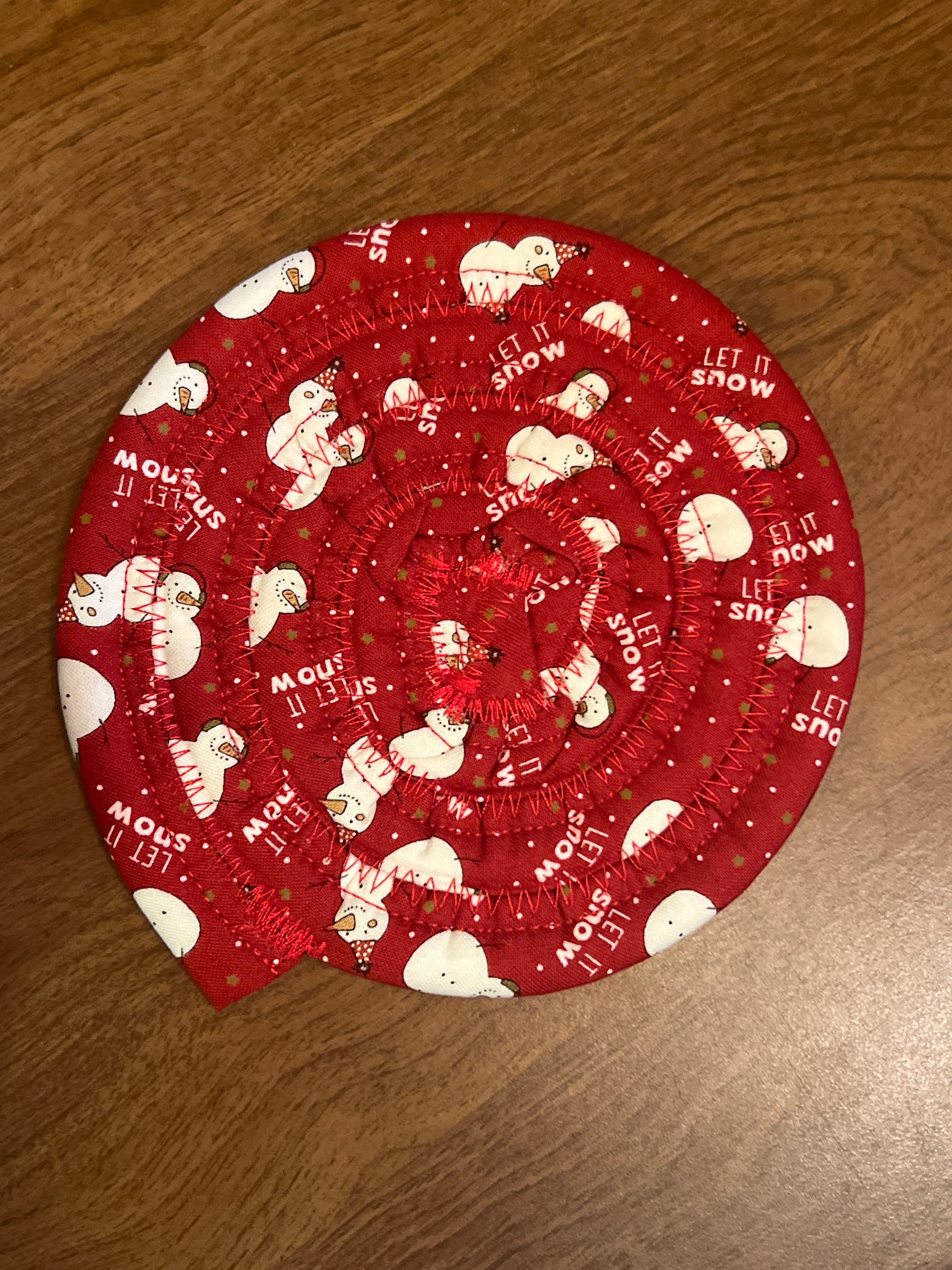 Jellyroll Coaster - holiday themed