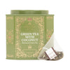 Green Tea with Coconut, Ginger and Vanilla, HRP Tin of 30 Sachets