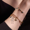 Ghost, Skeleton and Pumpkin Trio Charm Bangle