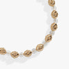 Pumpkin + Crystal Beaded Bangle
