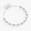 Pumpkin + Crystal Beaded Bangle