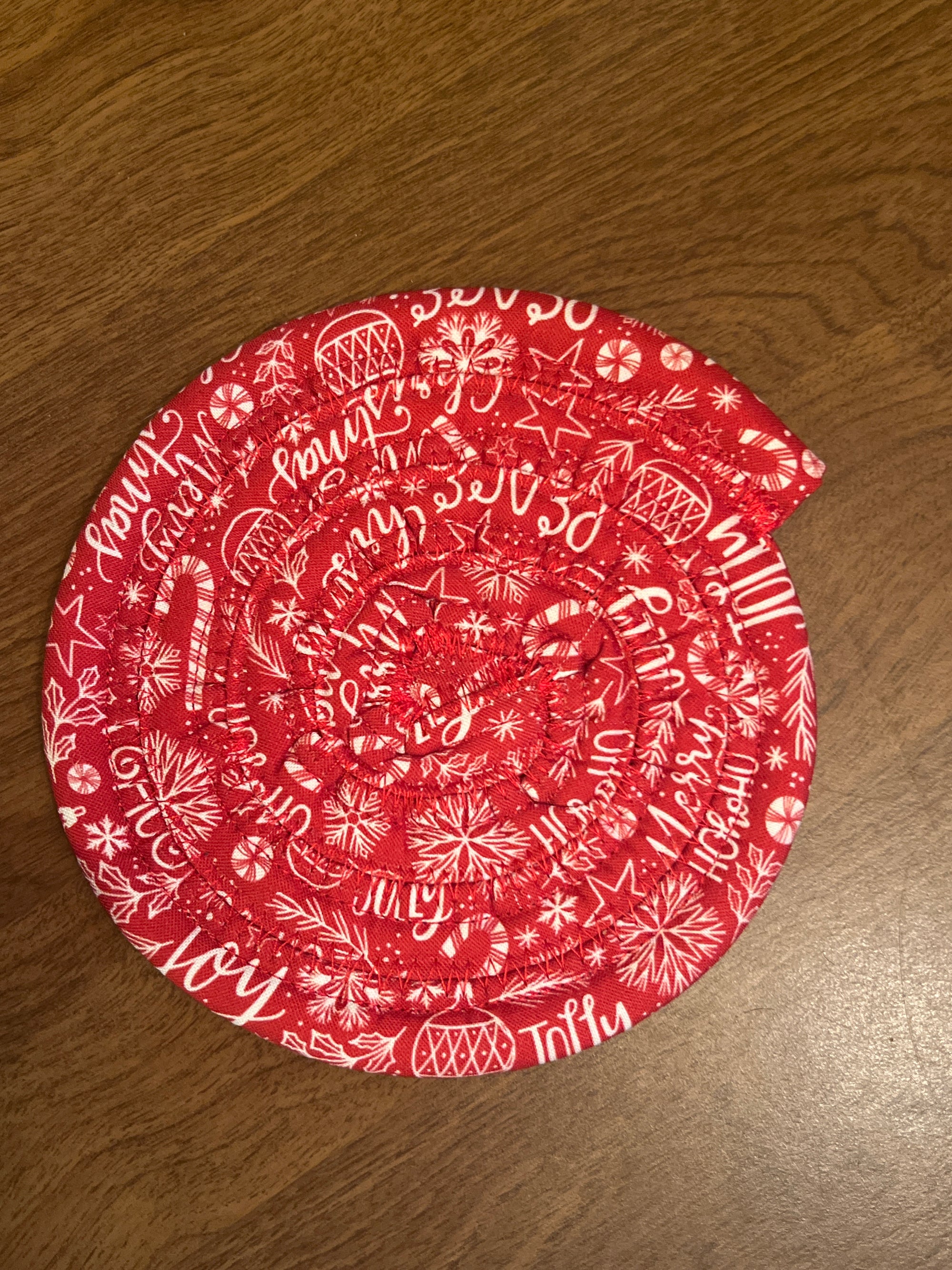 Jellyroll Coaster - holiday themed