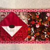 Gnome Mug Rug - Valentine, Coffee/Candy themed